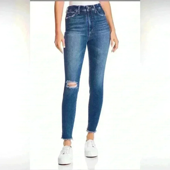 NWT Joe's Bella Frayed-Hem Skinny Jeans in Laynee Size 28 - Picture 1 of 11